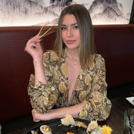 Lili Jordan Phillips went out for sushi with her plus one.
